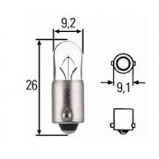 12V 4W foglalatos helyzetjelző izzó